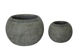 DKD Home Decor Macetero Turquesa 55 x 38 x 55 cm Set de 2