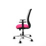 PIQUERAS Y CRESPO Silla de oficina Zulema Rosa y Blanco