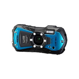 Pentax WG-90 Azul Cámara Compacta 16 MP 5X Zoom Óptico A Prueba de Golpes, Agua, Polvo y Frío Full HD 1080p a 120 fps con Pantalla LCD 2.7"