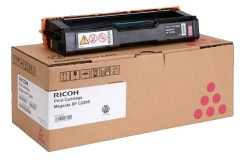 Ricoh Cartucho de Tóner Magenta SP C220E Ricoh Cartucho de Tóner Magenta SP C220E