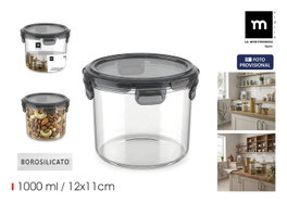 La Mediterranea Tarro Boro Hermético Redondo 1000ml