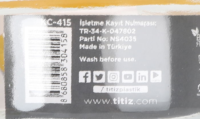 Titiz Exprimidor Limón 420 ml Vidrio con Dimensiones 13,1 cm Ancho x 11,5 cm Alto x 15 cm Largo (24 Unidades)