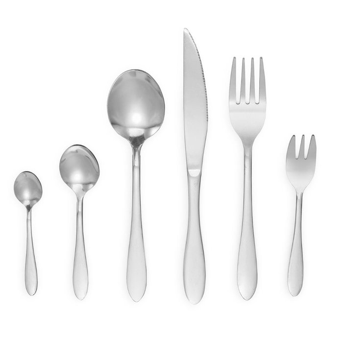 Set 6 Cucharas Moka Acero Inox Brest Quid 12 cm