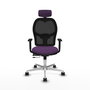 PIQUERAS Y CRESPO Silla de oficina Jorquera Morado/Negro