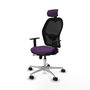 PIQUERAS Y CRESPO Silla de oficina Jorquera Morado/Negro
