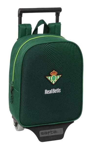 Safta Mochila 232+carro 805 Resistente Agua Real Betis Balompie 22x27x10 cm