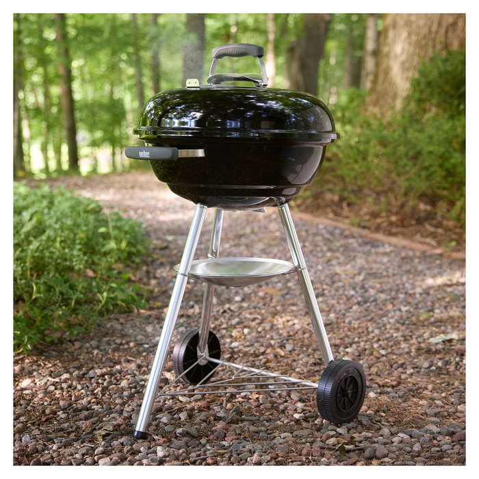 Weber Compact Kettle Barbacoa de carbón 47 cm - Negro