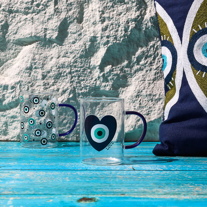 Home Deco Factory Taza de Vidrio Luxor 300 ml