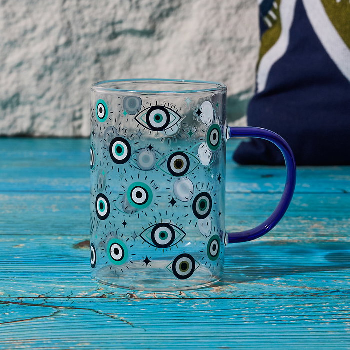 Home Deco Factory Taza de Vidrio Luxor 300 ml