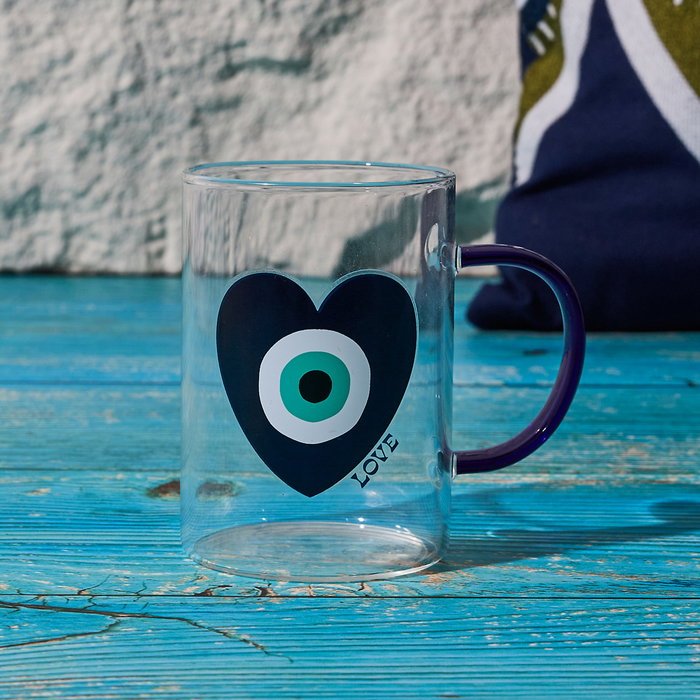 Home Deco Factory Taza de Vidrio Luxor 300 ml
