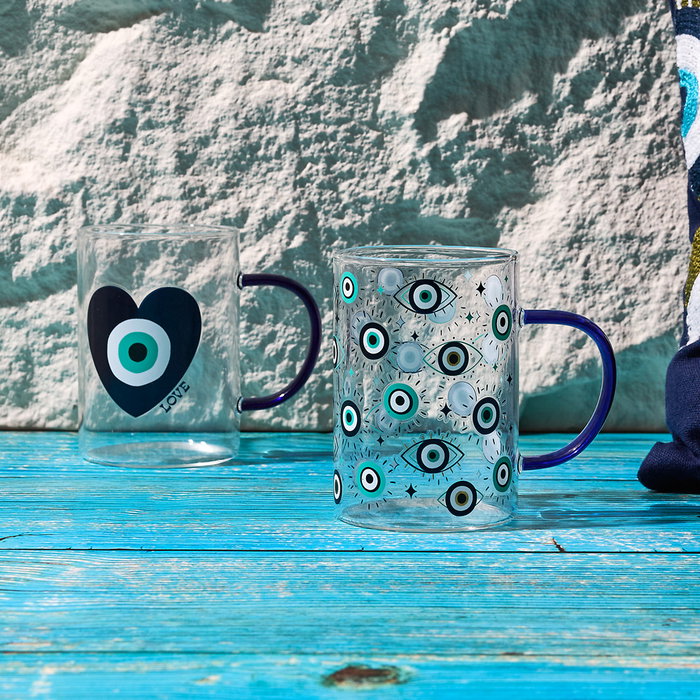 Home Deco Factory Taza de Vidrio Luxor 300 ml