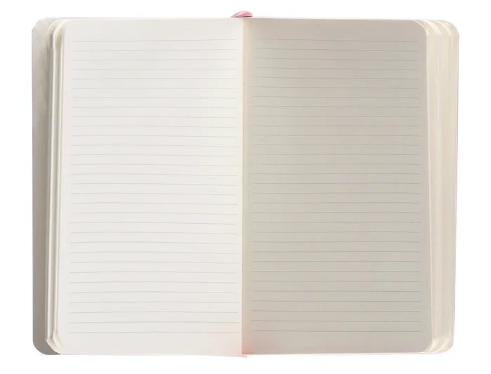 Antartik Cuaderno A6 Tapa Blanda Rayas Rosa Pastel 100 Hojas 80 gr FSC