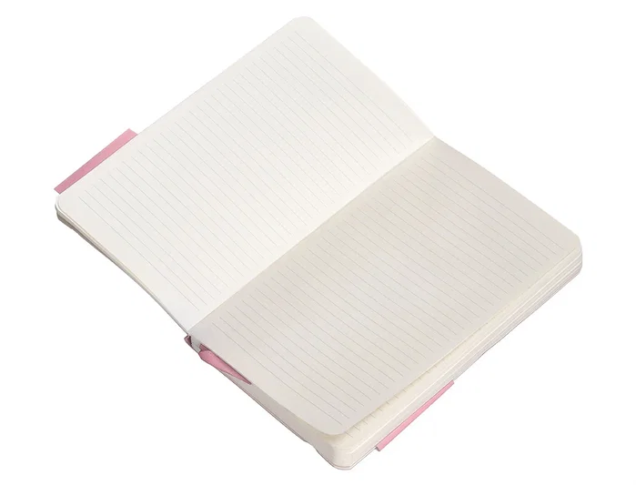 Antartik Cuaderno A6 Tapa Blanda Rayas Rosa Pastel 100 Hojas 80 gr FSC