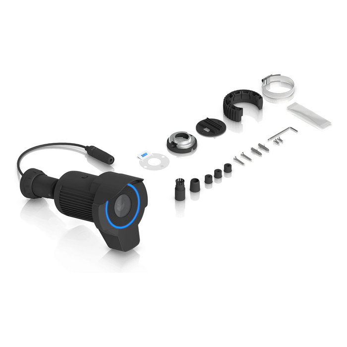 Ubiquiti Cámara de seguridad AI LPR 4K con zoom óptico 3x, visión nocturna IR PoE+ UVC-AI-LPR-B