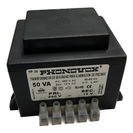 Phonovox Transformador para piscina 50VA 230/12V TP31050
