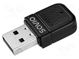SAVIO Adaptador BT USB A 600Mbps Negro
