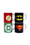 Sd Toys Europe S.L. Set de 4 Mini Tazas de Café de Cerámica Logos DC Comics