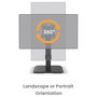 Equip Soporte de mesa 650124 para monitor de 17 a 32 pulgadas