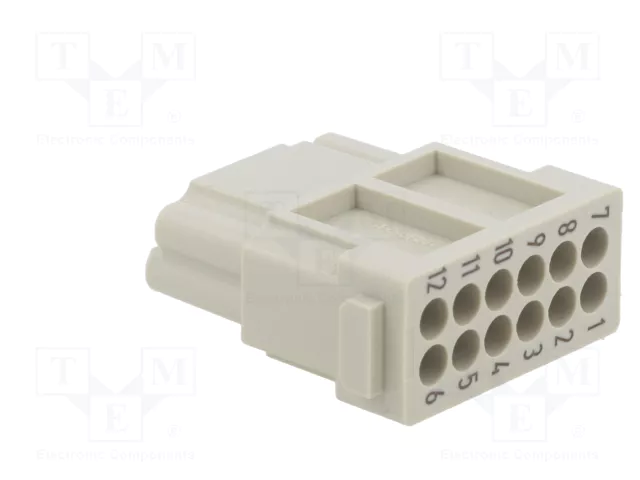 HARTING Módulo Hembra Han-Modular® 12 Pines 10A 250V