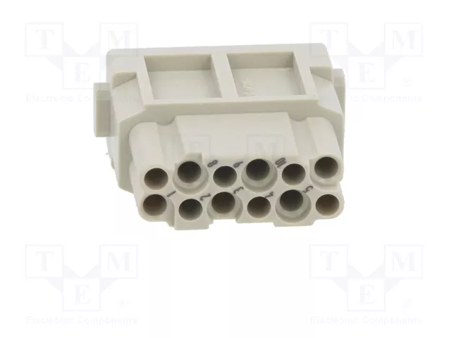 HARTING Módulo Hembra Han-Modular® 12 Pines 10A 250V