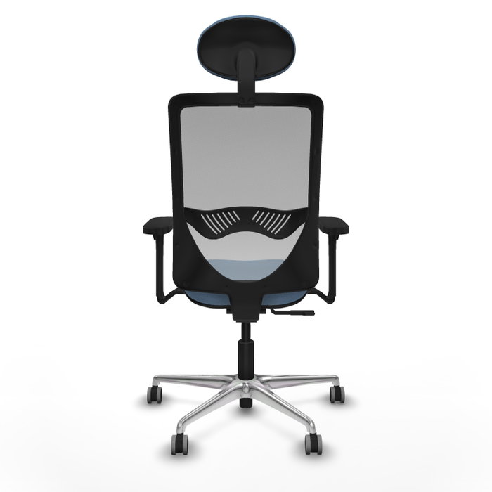 PIQUERAS Y CRESPO Silla de oficina Zulema con Mecanismo Sincro, Azul cielo y Gris PIQUERAS Y CRESPO Silla de oficina Zulema con Mecanismo Sincro, Azul cielo y Gris