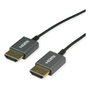ROLINE 11.04.5937 Cable HDMI Ultra High Speed 8K 2.1, 1.5 m, Negro, Ultra-slim, con Ethernet, HDR, 7680 x 4320 a 60 Hz