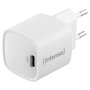 Intenso W30C² GaN Cargador de Pared USB-C 30W Blanco