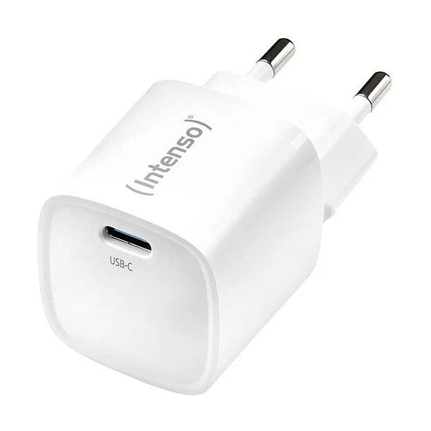 Intenso W30C² GaN Cargador de Pared USB-C 30W Blanco Intenso W30C² GaN Cargador de Pared USB-C 30W Blanco