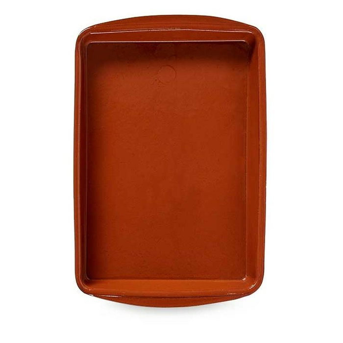 Fuente para Horno La Dehesa Barro cocido 40 x 5 x 26,5 cm (4 Unidades)