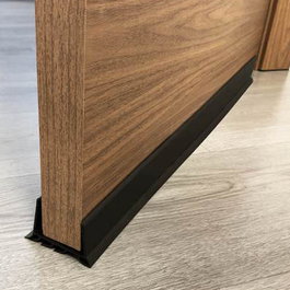 Burcasa Burlete Bajopuerta Quatro-Stop PVC 1 m Marrón