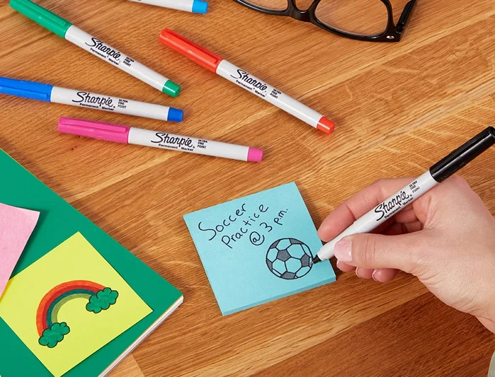 Sharpie Rotuladores Permanentes Punta Ultrafina Surtidos de 12 Unidades