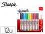 Sharpie Rotuladores Permanentes Punta Ultrafina Surtidos de 12 Unidades