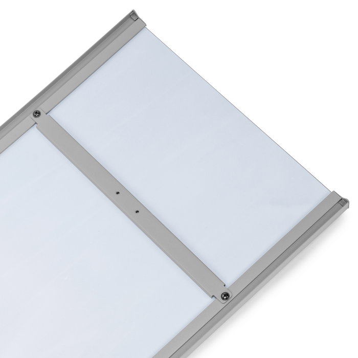 Emuca Espejo extraíble para interior de armario, Acero y Plástico y Cristal, Pintado aluminio