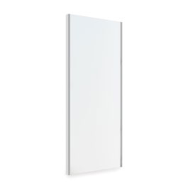 Emuca Espejo extraíble para interior de armario, Acero y Plástico y Cristal, Pintado aluminio