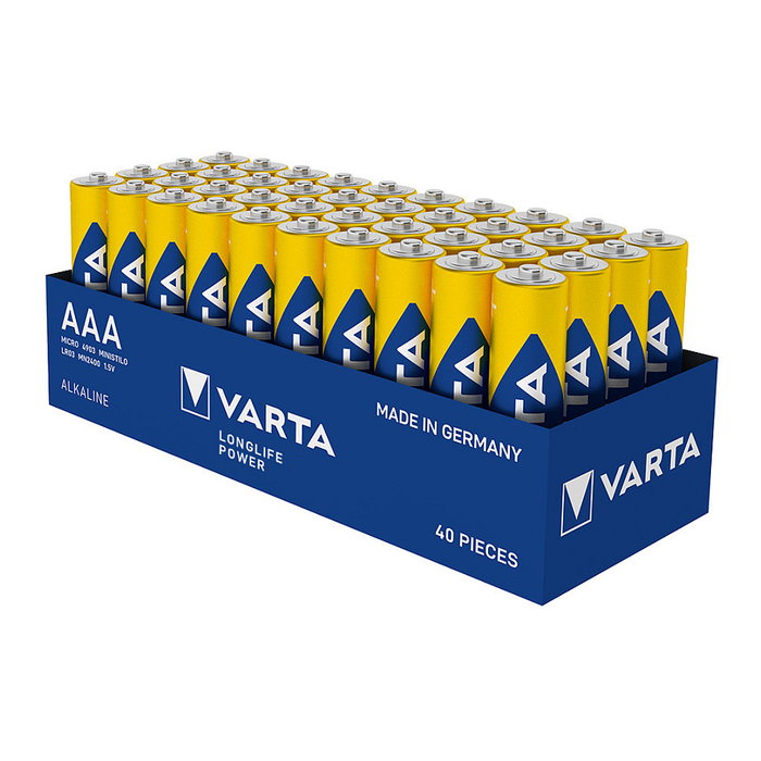 VARTA Batterie AAA (LR03) 1.5V High Energy - 40-Pack