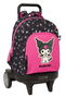 Safta Mochila Kuromi Grande Compacta Extensible con Ruedas 33x45x22 cm