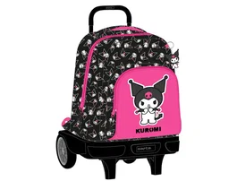 Safta Mochila Compact Evolution Kuromi con Ruedas