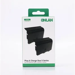 Onlan Kit de Juego y Carga Dual para 2 Mandos Xbox Series | Xbox One | Negro - 3304490447510