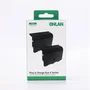 Onlan Kit de Juego y Carga Dual para 2 Mandos Xbox Series | Xbox One | Negro - 3304490447510
