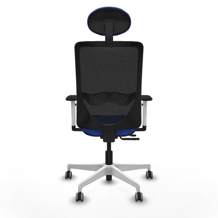 PIQUERAS Y CRESPO Silla de oficina Zulema Azul con mecanismo Sincro/Traslack