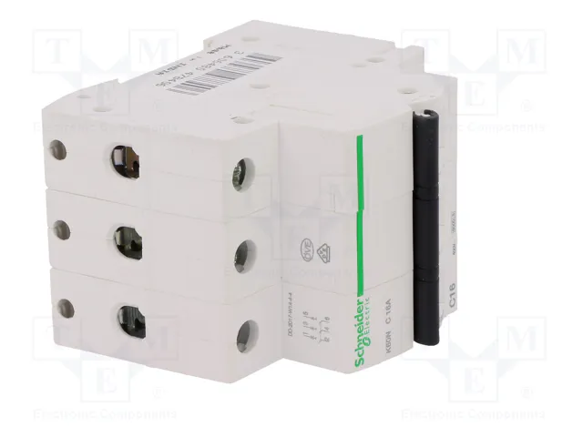 SCHNEIDER ELECTRIC Interruptor magnetotérmico ACTI9 K60N 3P 16A 6kA SCHNEIDER ELECTRIC Interruptor magnetotérmico ACTI9 K60N 3P 16A 6kA
