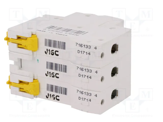 SCHNEIDER ELECTRIC Interruptor magnetotérmico ACTI9 K60N 3P 16A 6kA SCHNEIDER ELECTRIC Interruptor magnetotérmico ACTI9 K60N 3P 16A 6kA