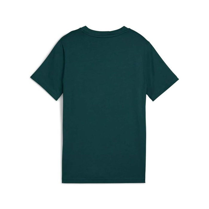 Camiseta de Manga Corta Infantil Puma Essentials 2 Color Verde L