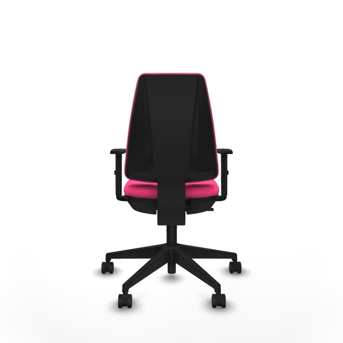 PIQUERAS Y CRESPO Silla de oficina Elche Rosa con mecanismo Contacto permanente
