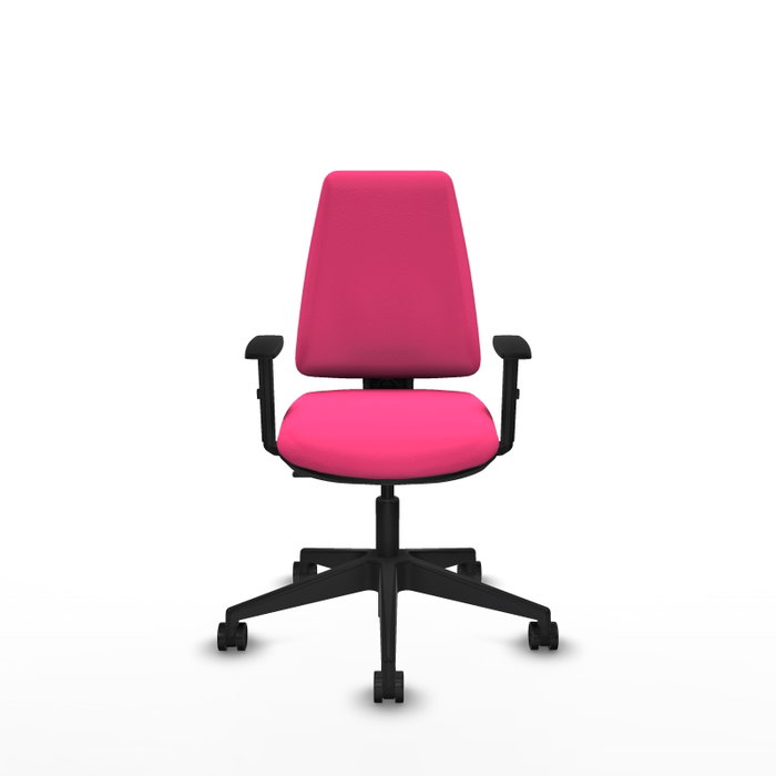 PIQUERAS Y CRESPO Silla de oficina Elche Rosa con mecanismo Contacto permanente