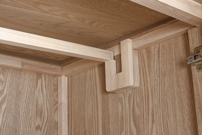 DKD Home Decor Armario Romantico Natural 55 x 180 x 78 cm