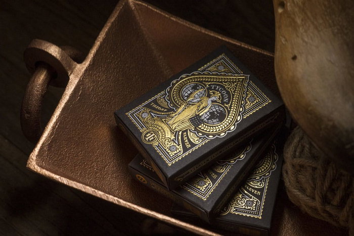 Tycoon Baraja de cartas Black