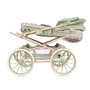 Botanic - Coche Reborn Plegable con Sombrilla y Bolso para Muñecas de hasta 55 cm - Español e Inglés
