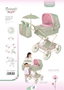 Botanic - Coche Reborn Plegable con Sombrilla y Bolso para Muñecas de hasta 55 cm - Español e Inglés