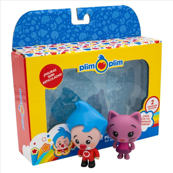 Bandai Pack de 2 Figuras de Plim Plim & Mei Li - Personajes Infantiles